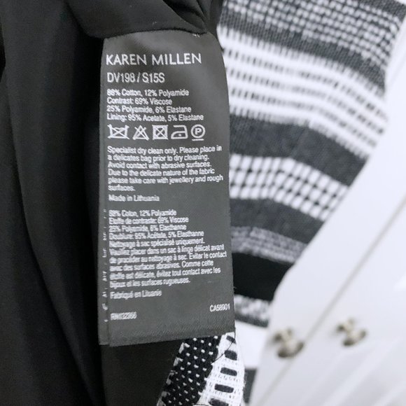 Karen Millen Striped Tweed Pencil Dress - Picture 14 of 14